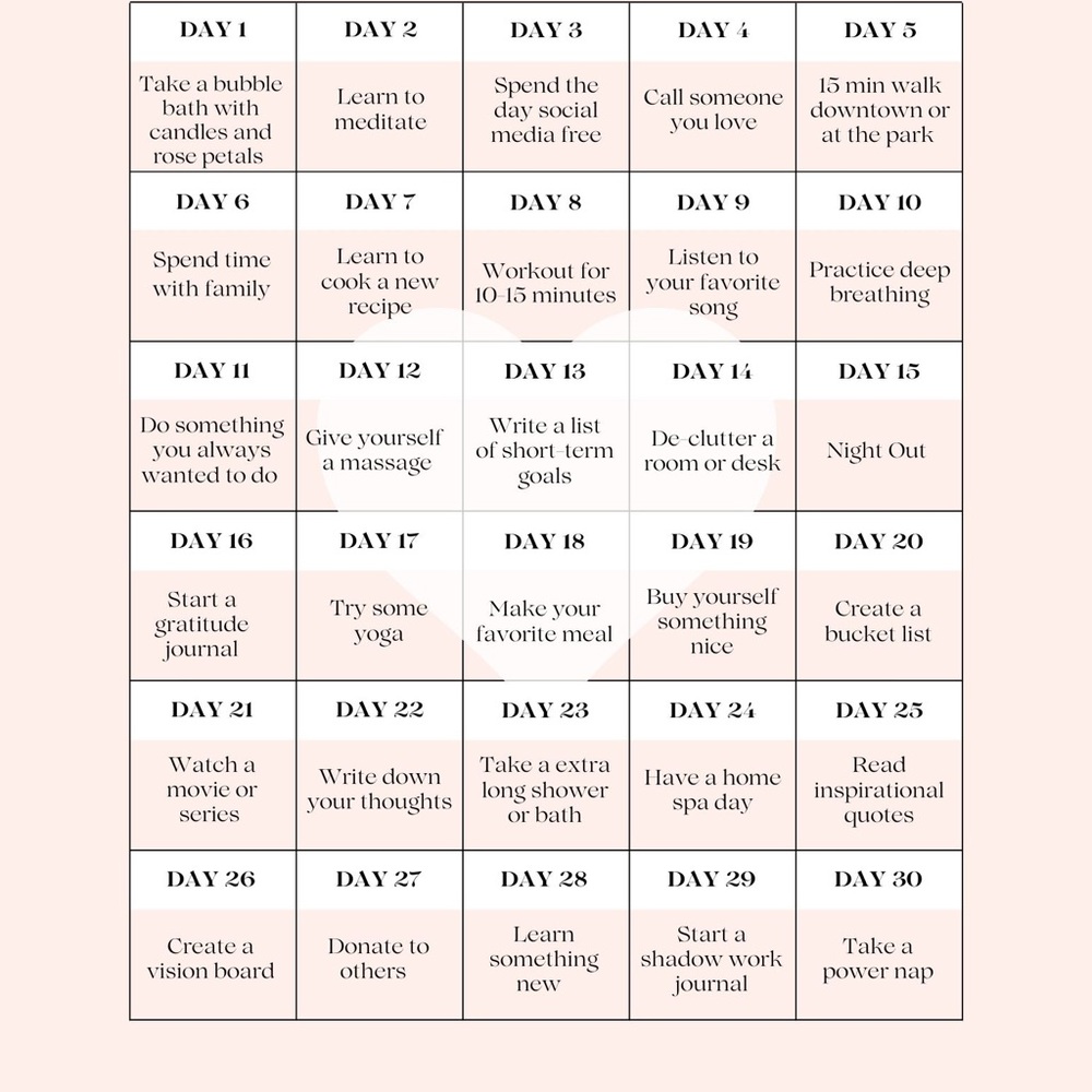 Self Care Journal